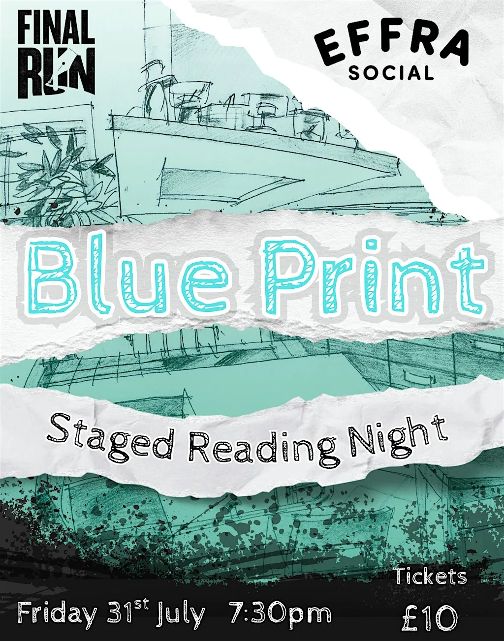 BluePrint - Staged Reading Night at Effra Social