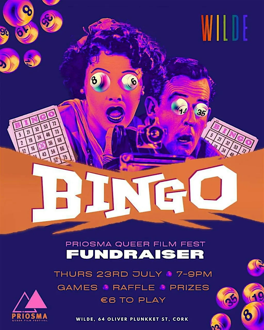 BINGO - Priosma Queer Film Festival - Fundraiser at Wilde Cork