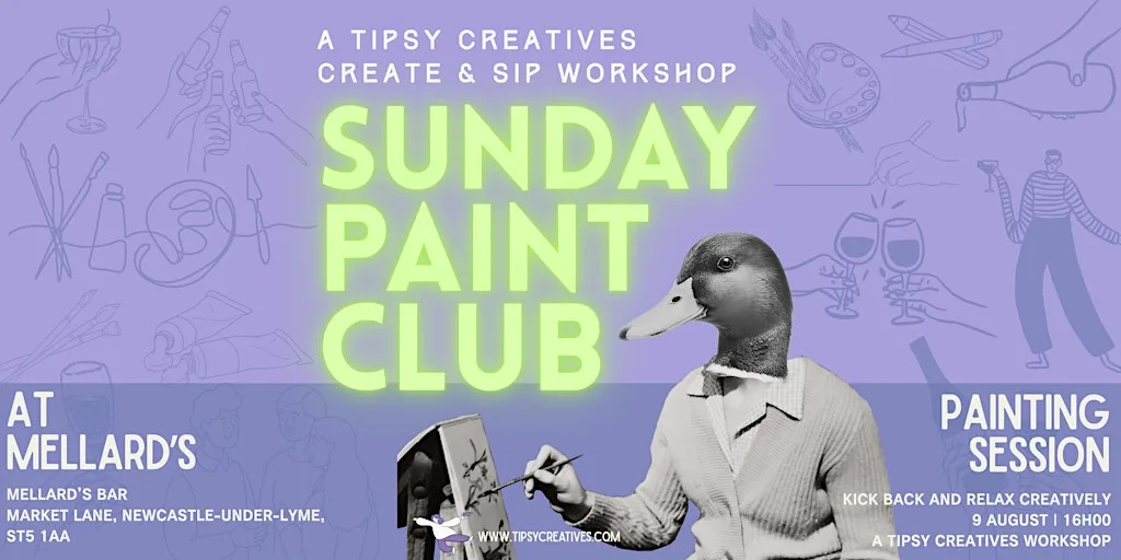 Paint and Sip (Sunday Paint Club) at Mellards Bar