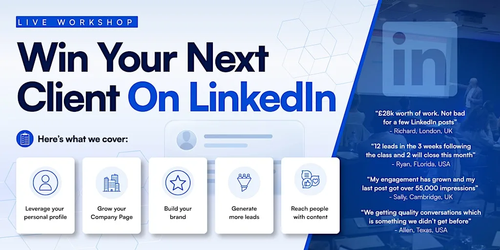 Win Clients On LinkedIn - Social Selling Masterclass: MANCHESTER at Holiday Inn Manchester - West by IHG