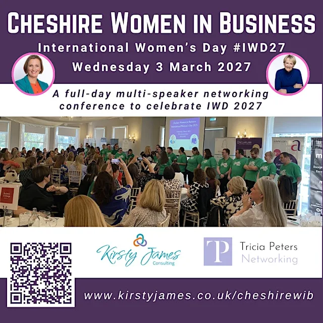 Cheshire International Women's Day #IWD 2027 at Statham Lodge Hotel