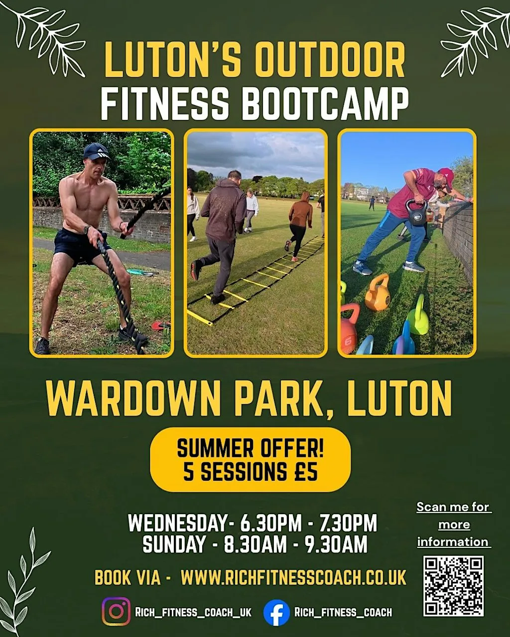 Lutons Fitness Bootcamp - Wardown Park at Luton Town and Indians Cricket Club