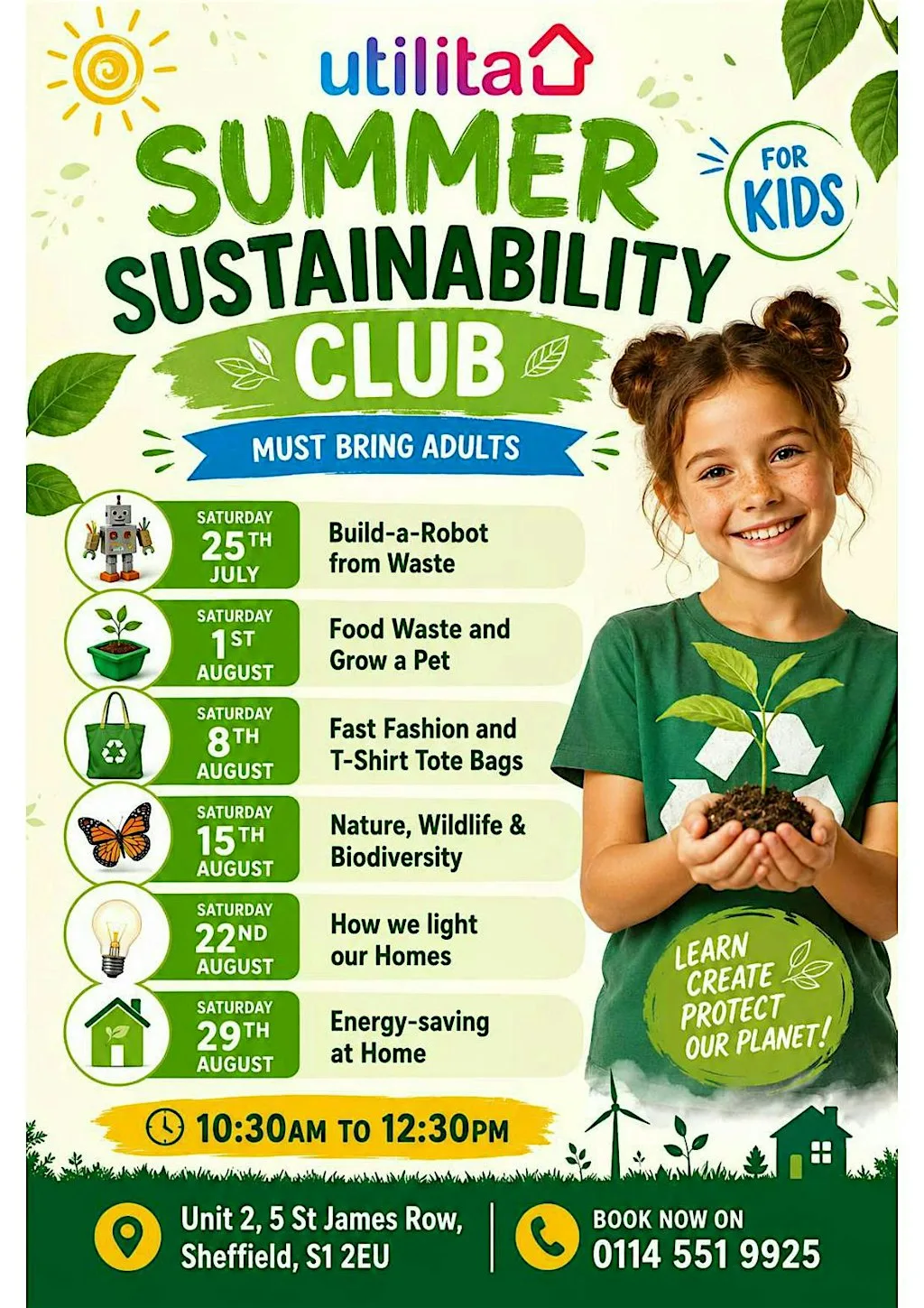 Sheffield Hub Sustainability Club at Utilita Energy Hub
