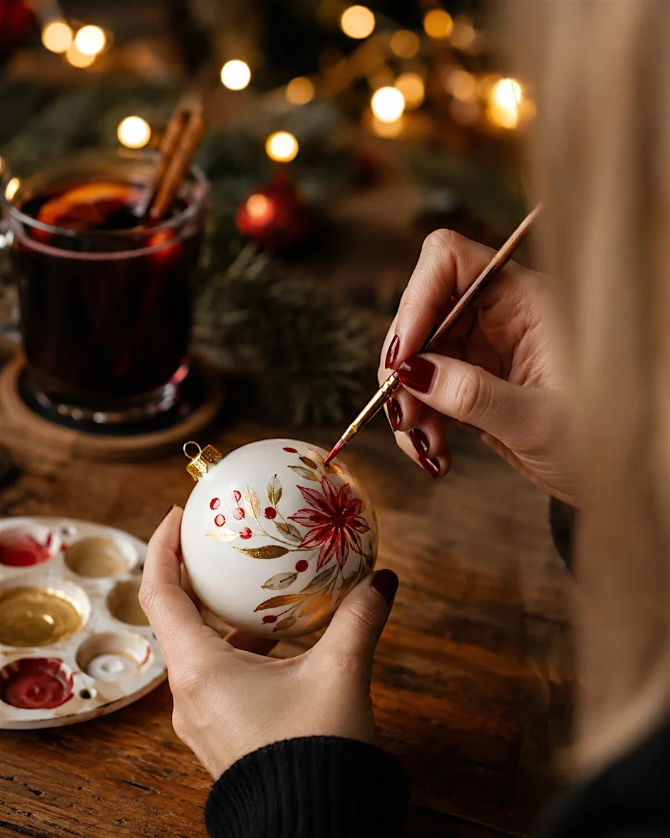 Sip & Sparkle: A Christmas Bauble Painting Night at Dunadry Hotel And Gardens