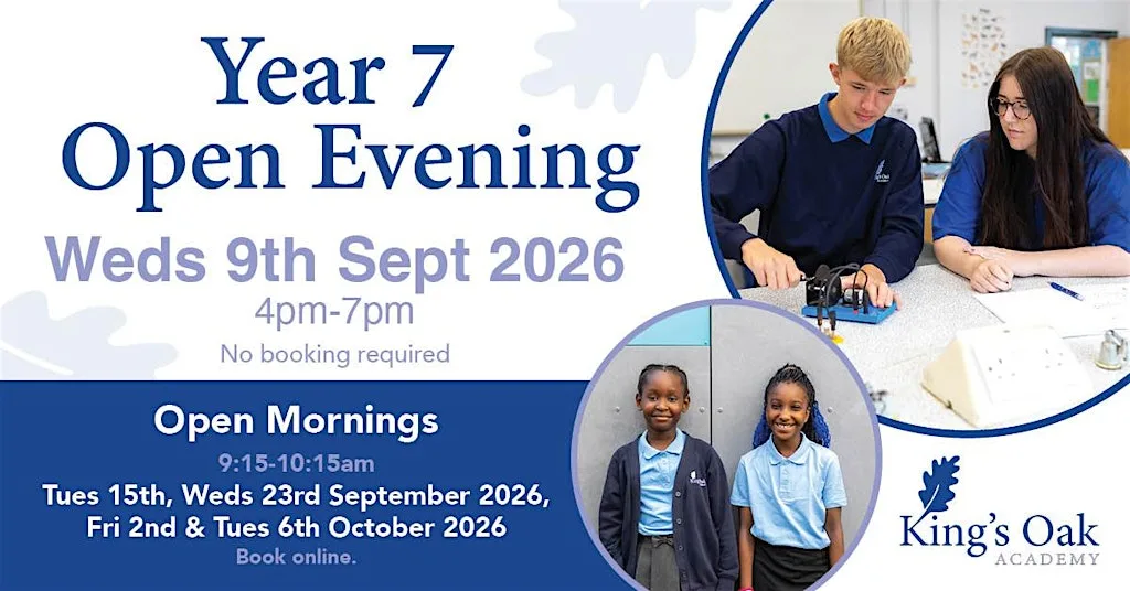 King's Oak Academy Open Morning
