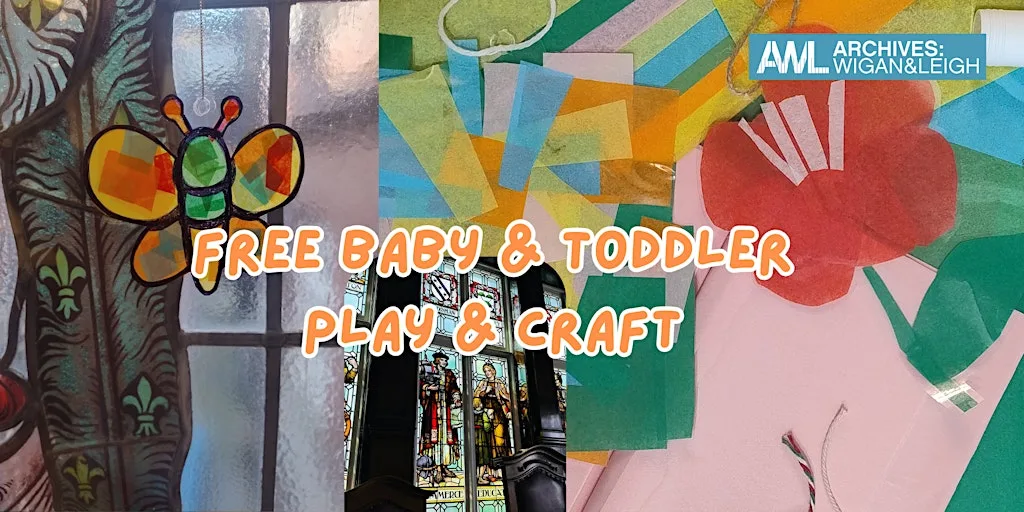 FREE Family Crafts – paper suncatchers for Early Years and all ages at Leigh Town Hall