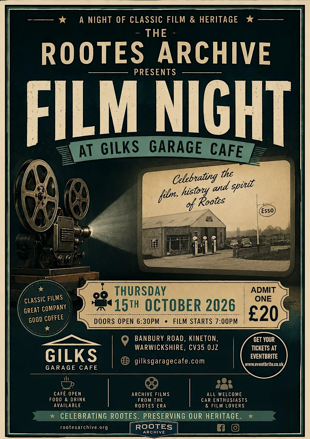 Rootes Archive Film Night with Steve Cropley