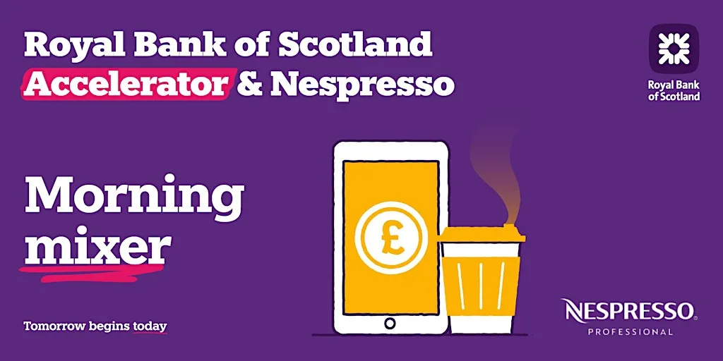 Morning Mixer with Scottish EDGE at Accelerator Hub 4th Floor,110 Queen St, Glasgow