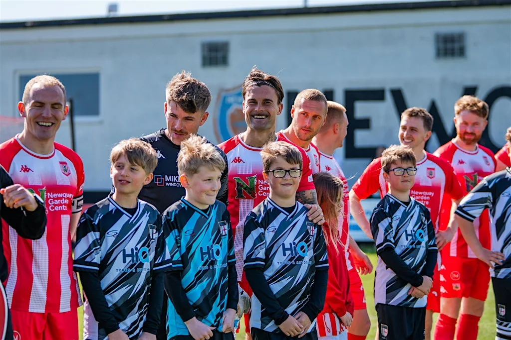 Match Day Mascot - Newquay AFC at Newquay Association Football Club