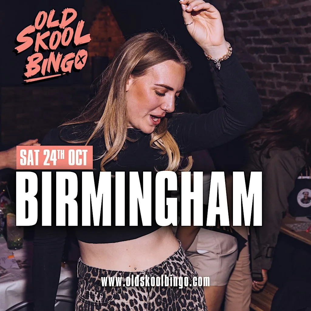 Old Skool Bingo Sat 24th Oct Birmingham at RumRum VIP Bar & Lounge