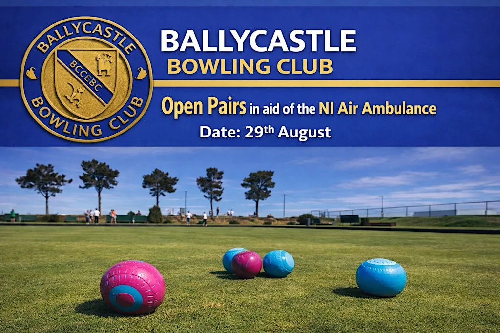 Ballycastle Open Bowls Pairs in aid of the Air Ambulance