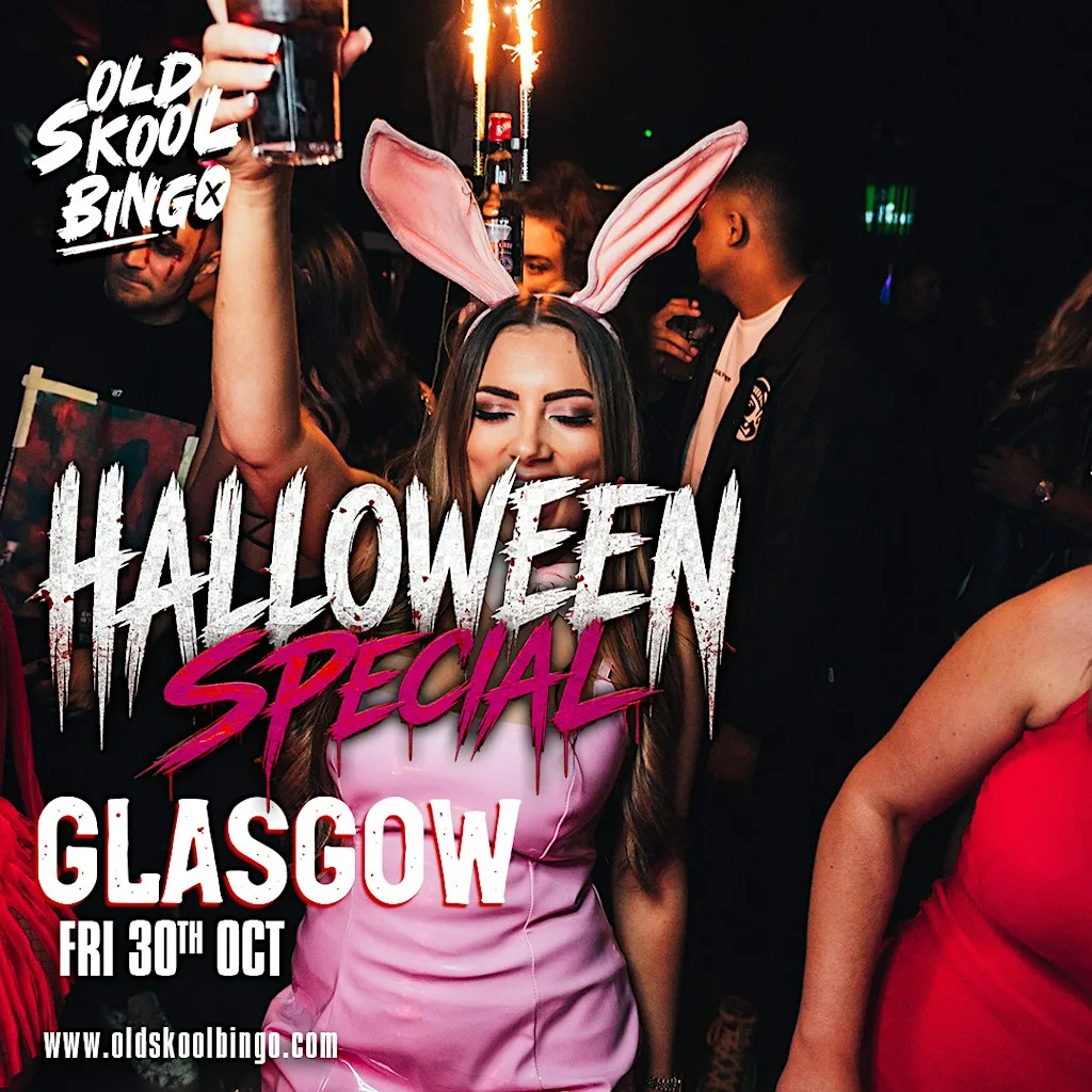 Old Skool Bingo Fri 30th Oct Glasgow Halloween special at Manuka