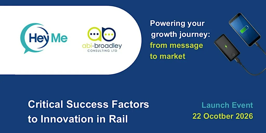 Critical Success Factors to Innovation in Rail - White Paper Launch Event