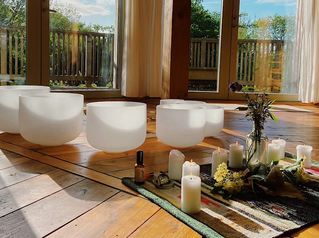 Crystalline Sound Bath & Cacao Ritual at The Orchard at St Ives Community Orchard