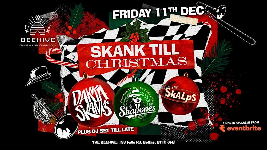 Skank Till Christmas at Beehive Bar, Falls Road