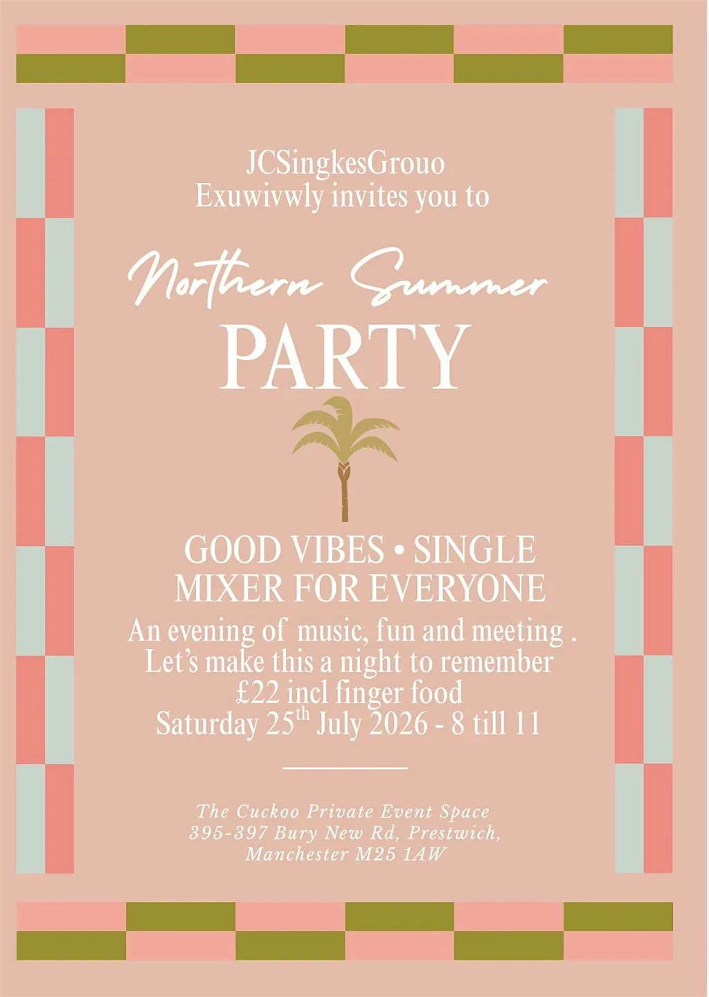 Northern Summer Singles Mixer