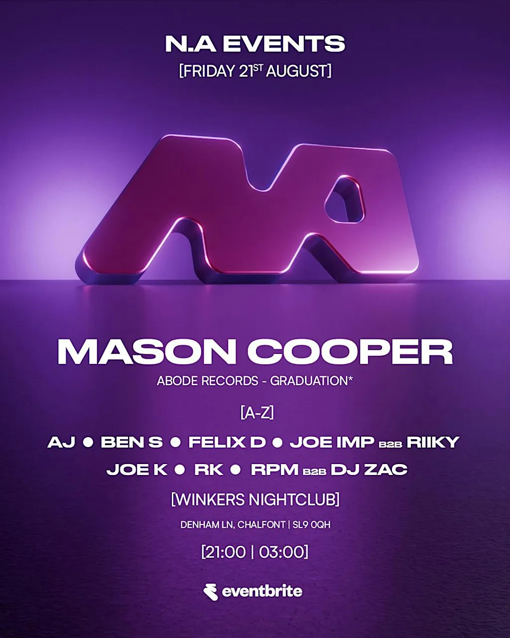 N.A EVENTS - RESULTS DAY at Winkers Nightclub