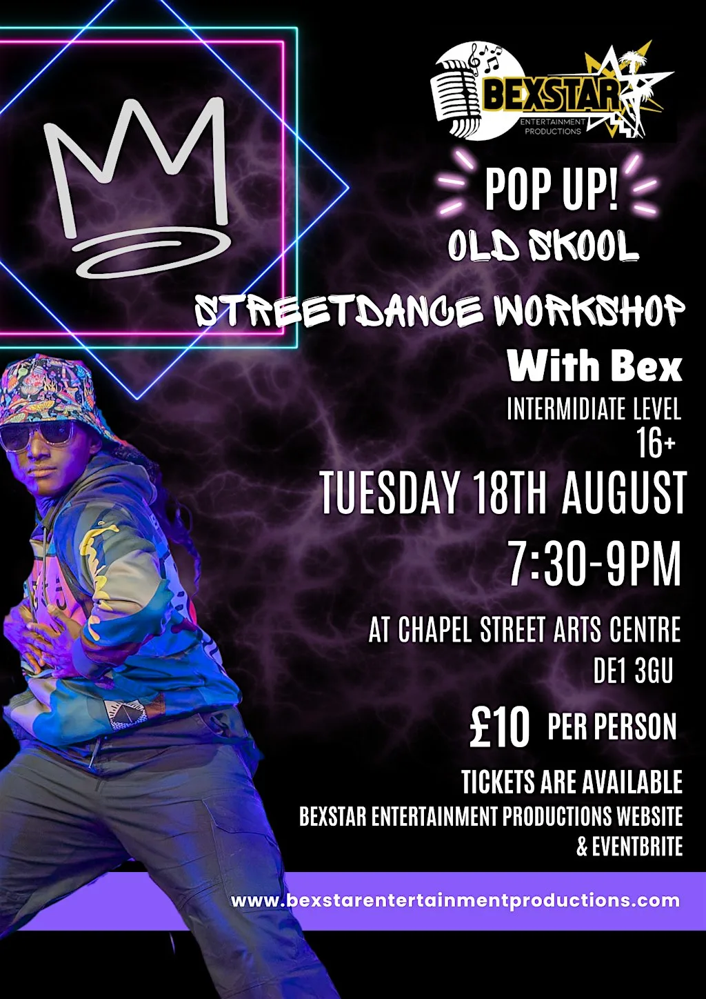 Street Dance Workshop with Bex at 19 Chapel St