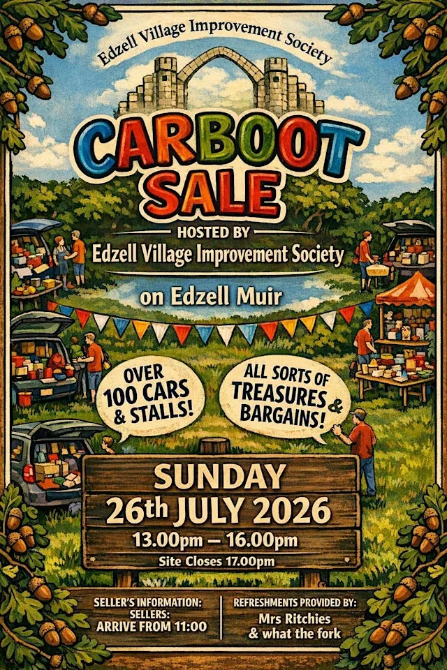 Edzell Carboot Sale July 2026 at Edzell Muir