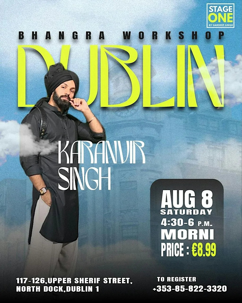 Beginner-Friendly Bhangra Dance Workshop | Dublin at Liffey Trust Studios