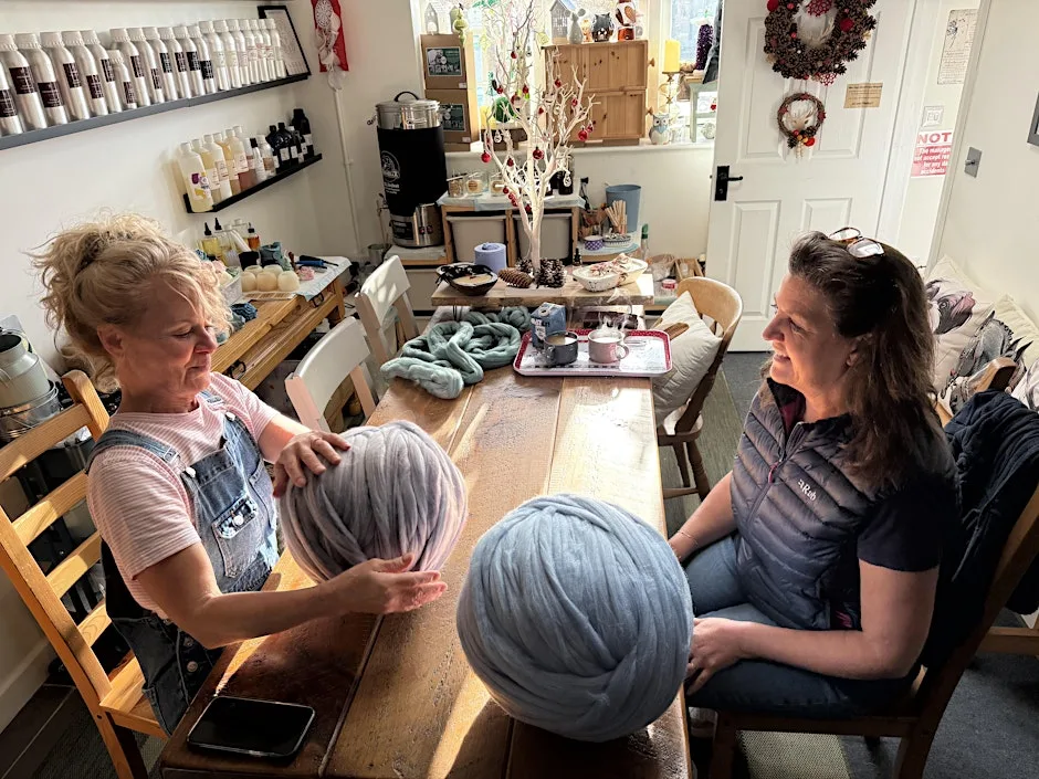 Chunky Arm Knitting at Upper Heyford Reading Room