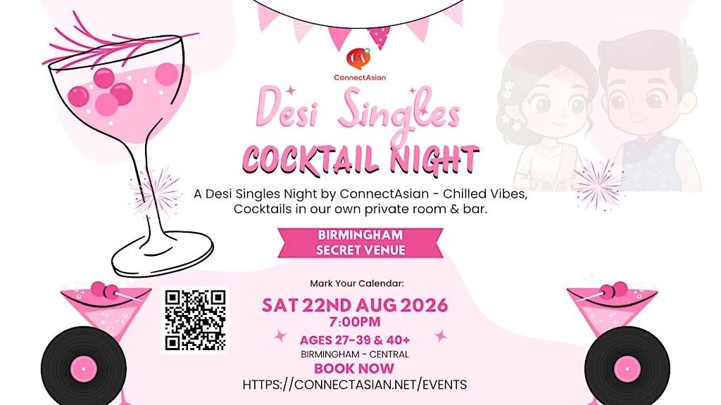 Birmingham Cocktail Night for Desi Singles