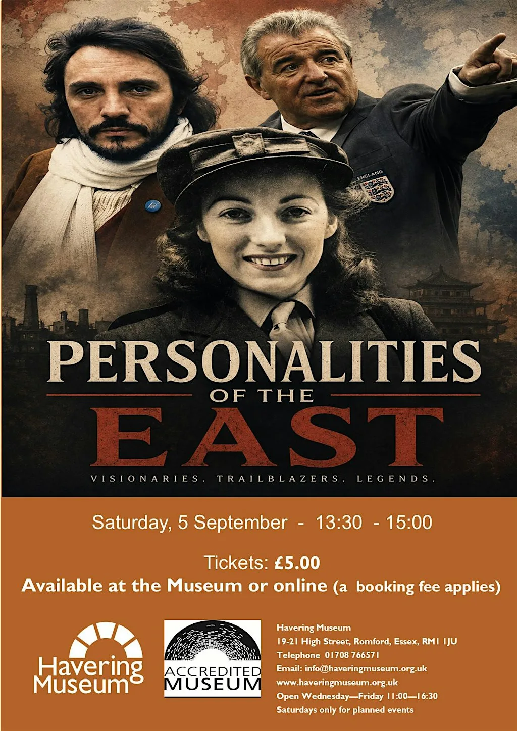 Personalities of the East at Havering Museum