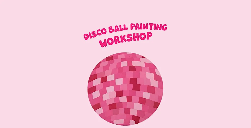 Disco ball painting workshop