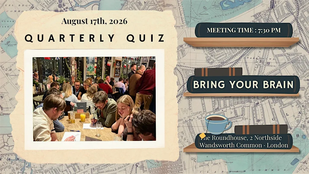 The South London Book Club at The Roundhouse Pub Quiz! at The Roundhouse