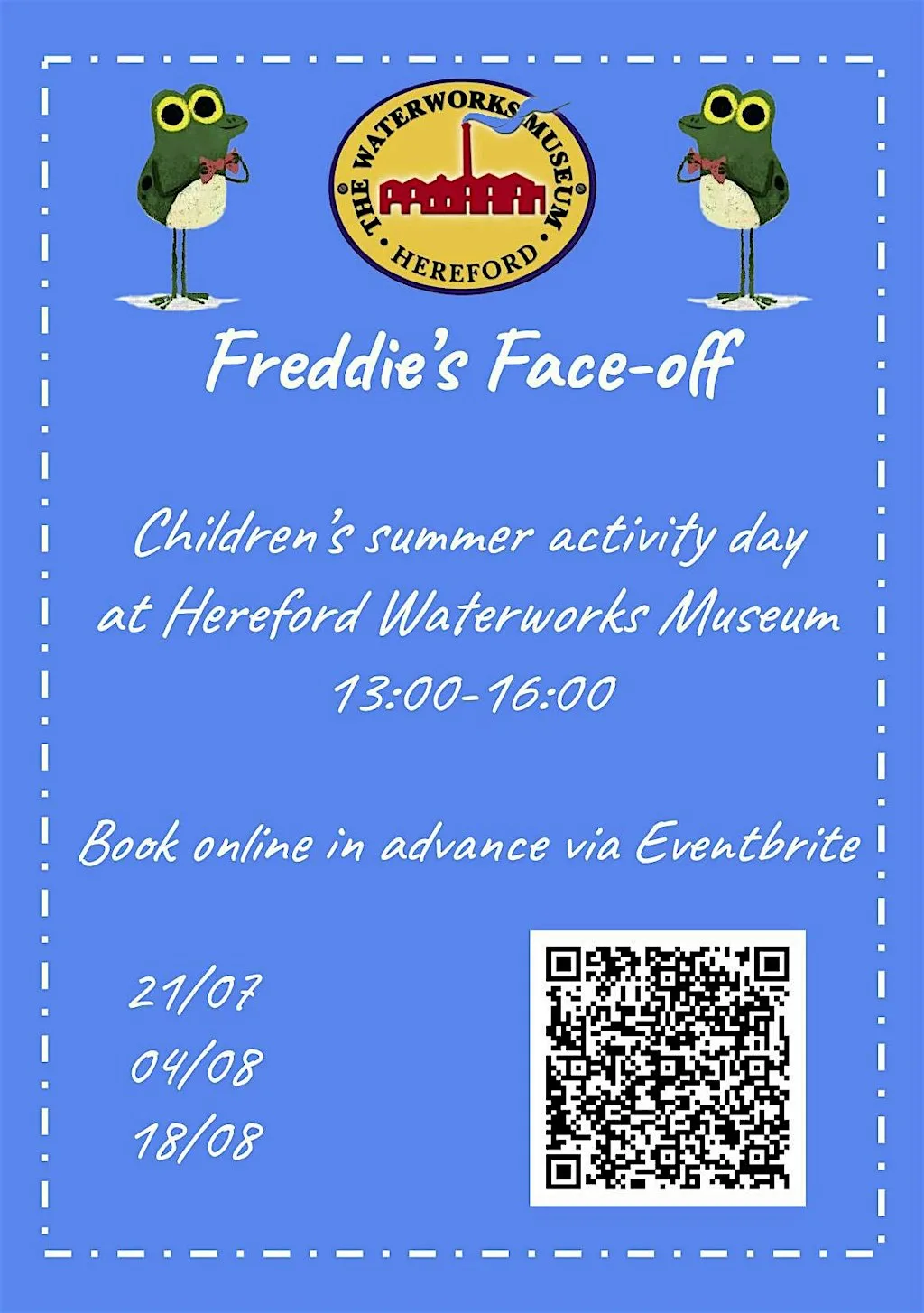 Freddy's Face-Off at Waterworks Museum - Hereford