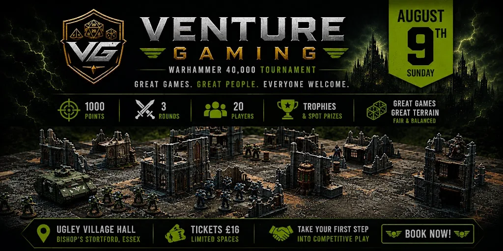 Venture Gaming Launch Event: Start Competing