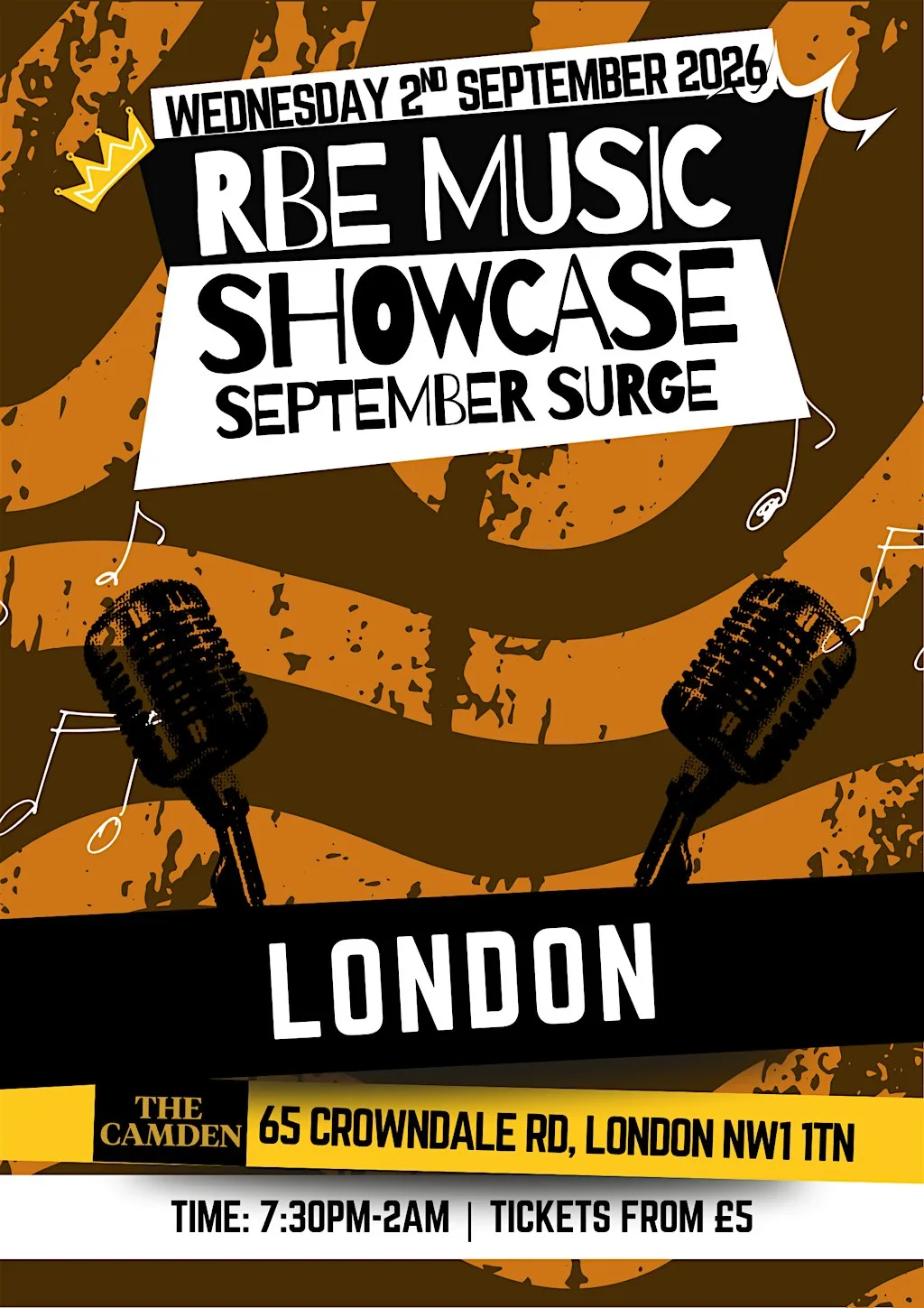 RBE Music Showcase London September Surge