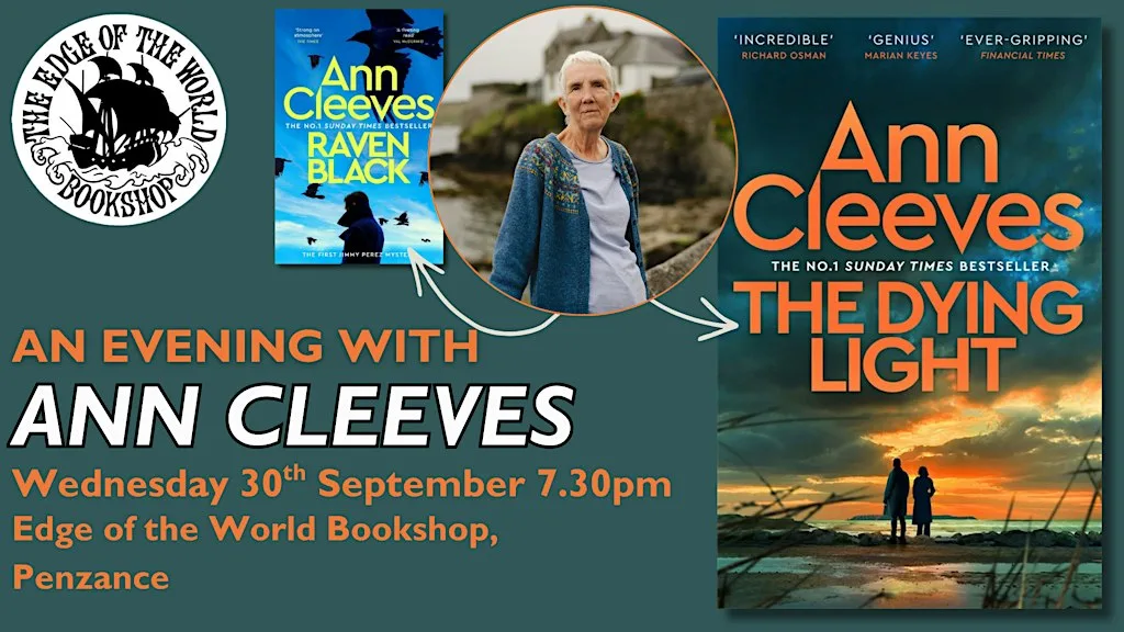 An Evening in Conversation with Ann Cleeves at The Edge Of The World Bookshop