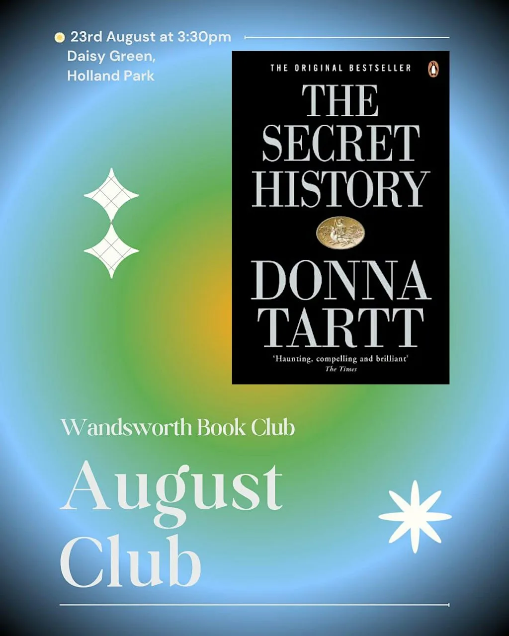 Reading The Secret History by Donna Tart