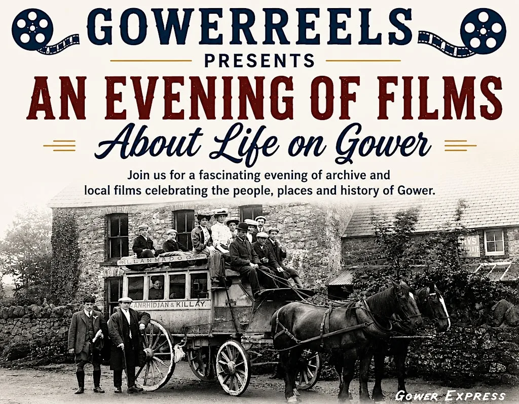 GowerReels presents film evenings of local history & memories at Llanmorlais Village Hall