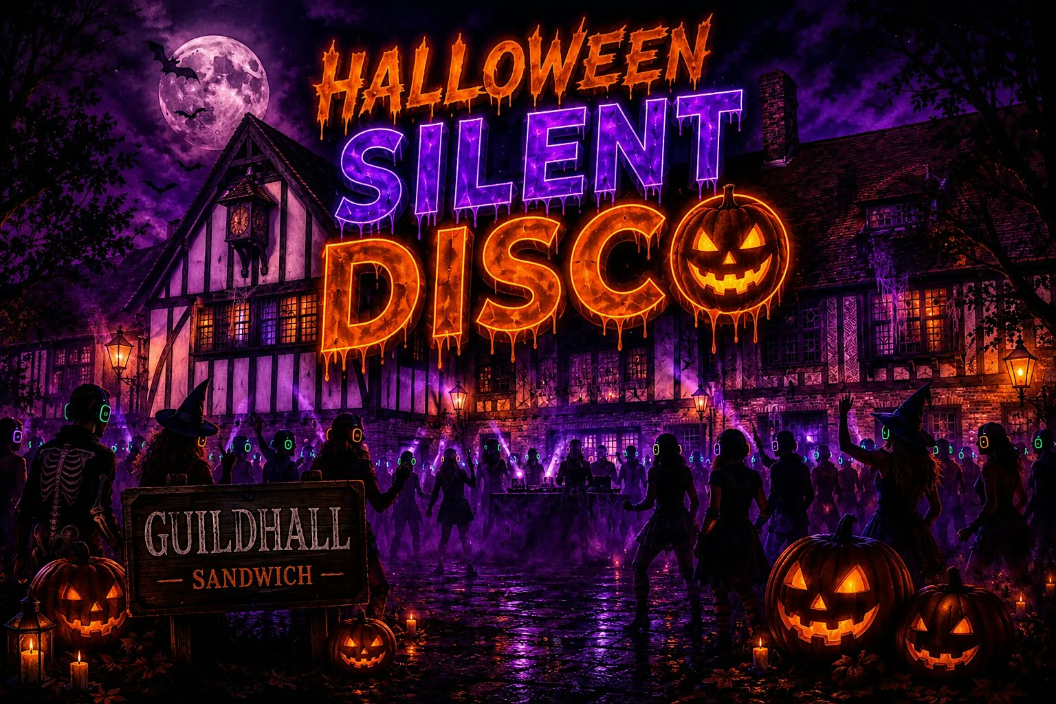 Halloween Silent Disco @ Guildhall Sandwich at Sandwich Guildhall Museum