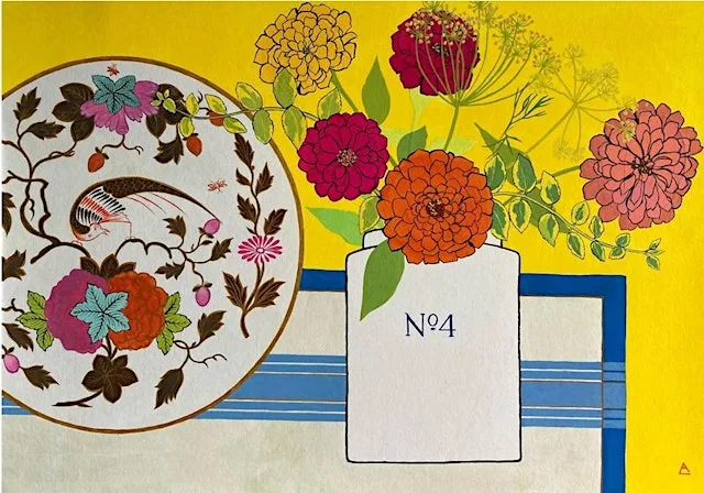 Line & Colour: An Introduction to Gouache with Louise Adams at Fenton Town Hall