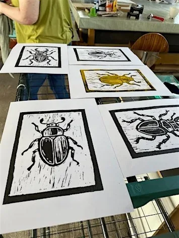 Introduction to Linocut Printmaking with Gary Eite at Fenton Town Hall
