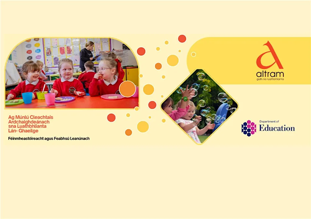 Ag Múnlú Cleachtais Ardchaighdeánach sna Luathbhlianta Lán- Ghaeilge