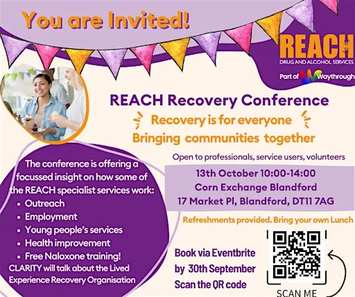 REACH conference - Bringing communities together - Recovery for everyone at Corn Exchange
