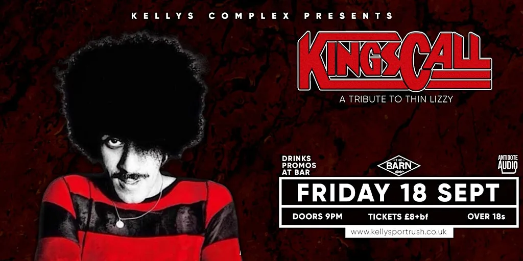 Kings Call - NIs Finest Thin Lizzy Tribute live at The Barn