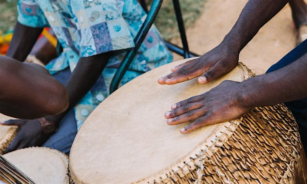 Ugandan drumming with Share Uganda and Nalongo Folk Arts at Queen's University Belfast