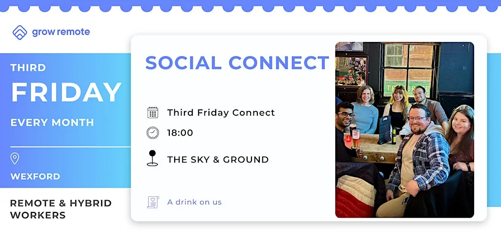 Wexford Social Meetup for Remote Workers at The Sky and The Ground