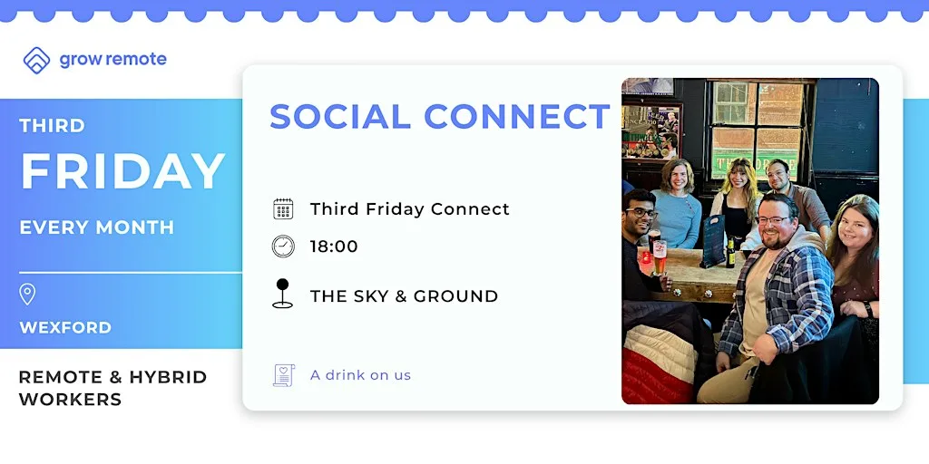 Wexford Social Meetup for Remote Workers at The Sky and The Ground