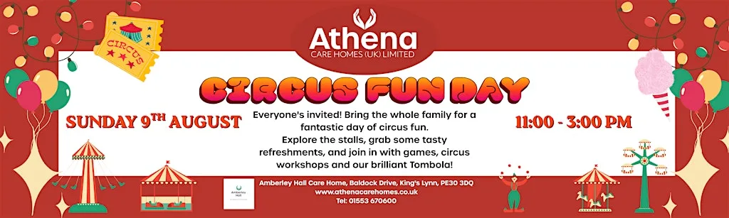 Circus Fun Day at Amberley Hall Care Home