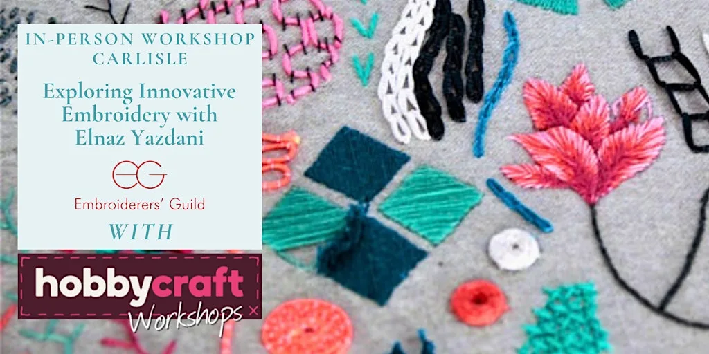 In Person Workshop: Exploring Innovative Embroidery (Carlisle) at Hobbycraft Carlisle