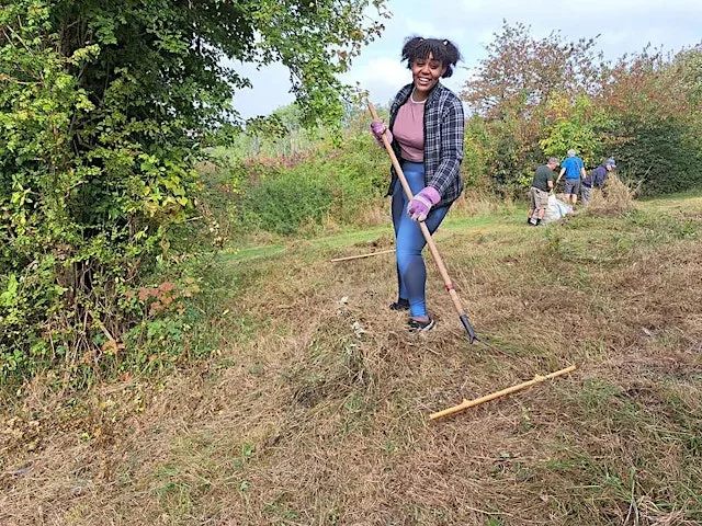 Spring cuts and care at Gomm's Wood