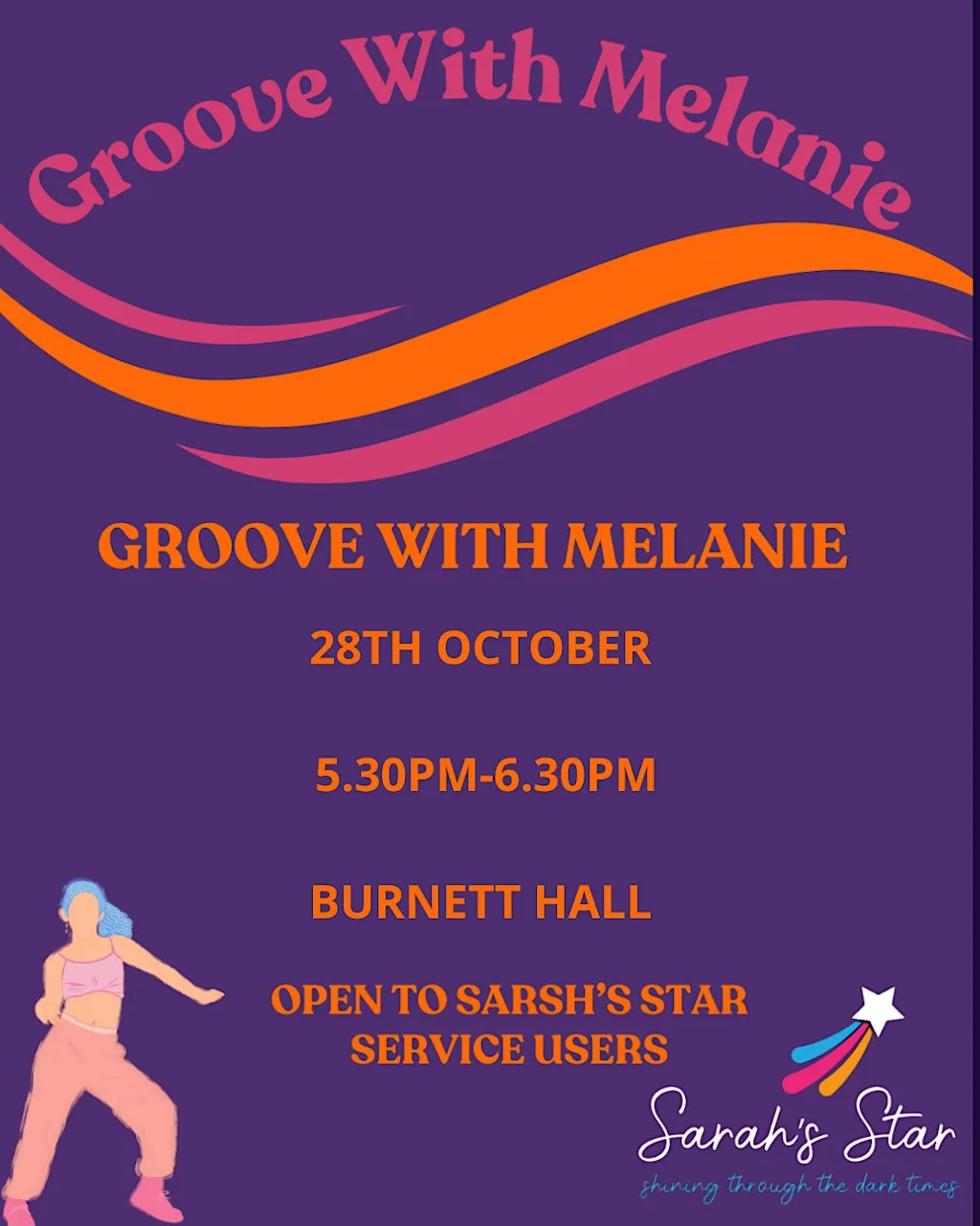 Groove X Sarah's Star Charity