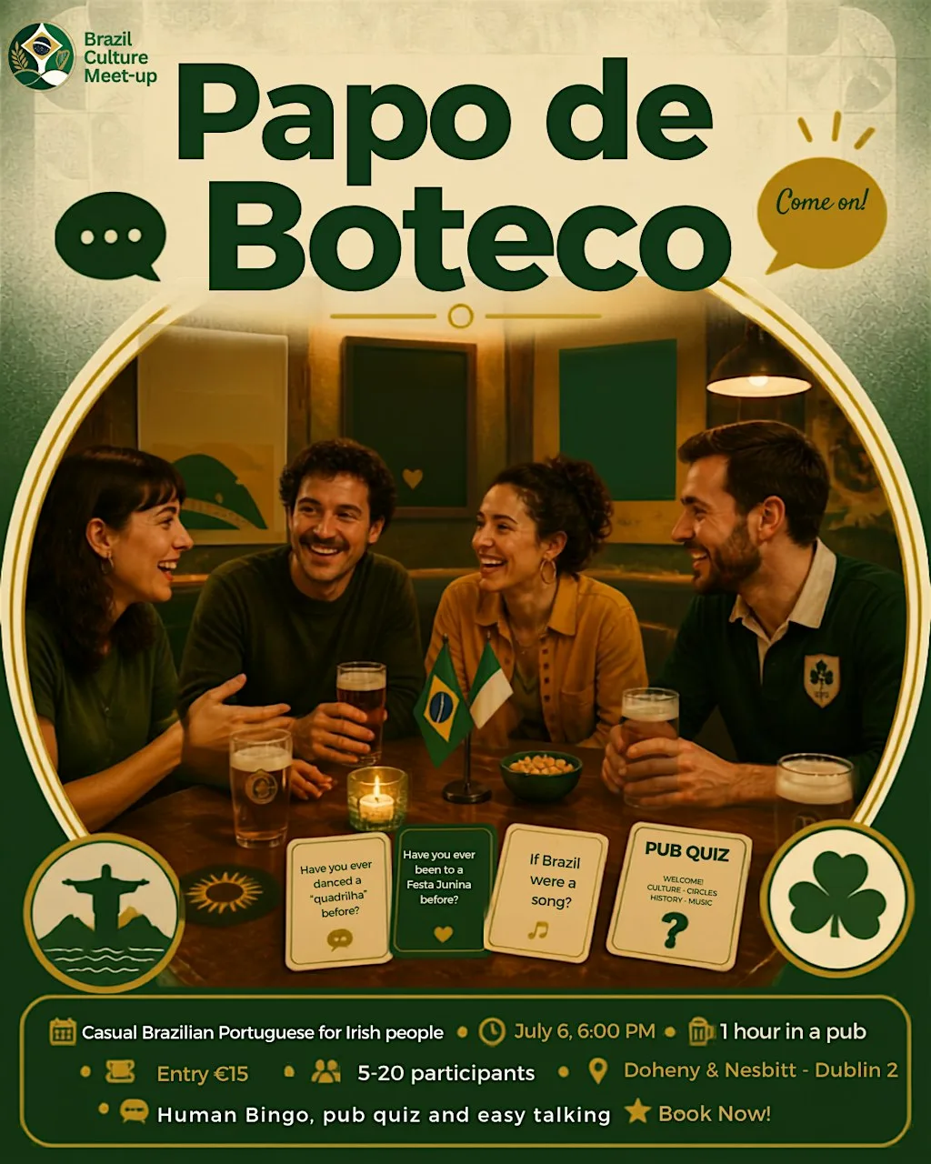 Brazil Cuture Meetups - Papo de Boteco ed.1