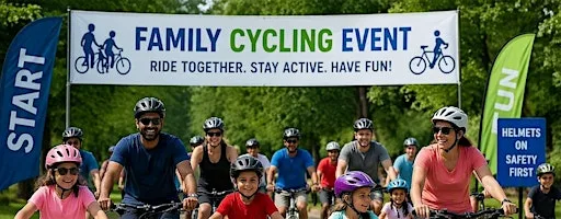 Family Cycling Summer- Tour de Blackpool Segregated and low traffic routes at Stanley Park